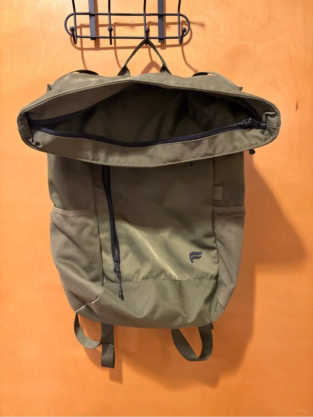 Men's Olive Green Roll-Top Fabletics the only Backpack